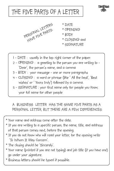 cấu trúc thư cảm ơn bằng tiếng anh